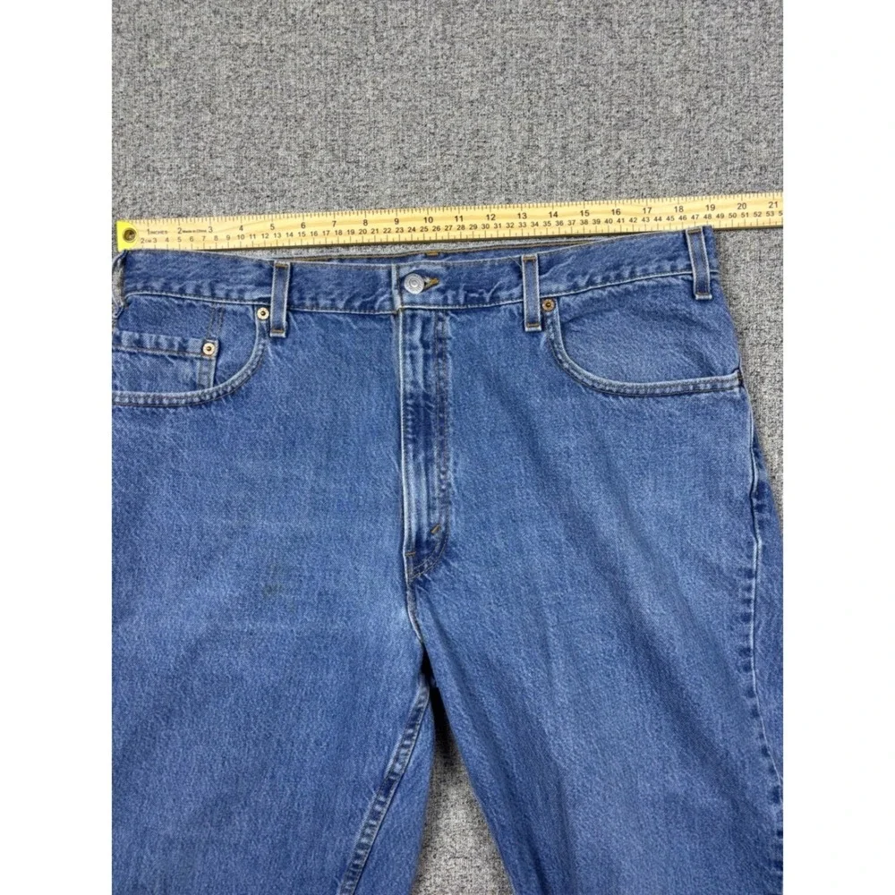 Vintage Levis 560 Loose Fit Tapered Leg Jeans Mens 38x31 Blue Made in USA Denim